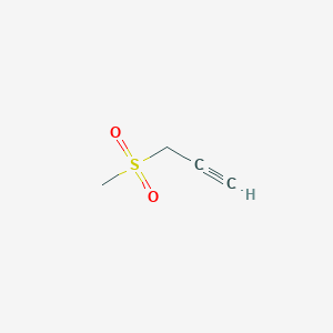 molecular formula C4H6O2S B1283193 3-(Methylsulfonyl)-1-propyne CAS No. 111247-76-8