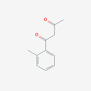 B1283195 1-o-Tolylbutane-1,3-dione CAS No. 56290-54-1