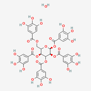 molecular formula C41H34O27 B12831956 Penta-O-galloyl-I(2)-D-glucose hydrate 