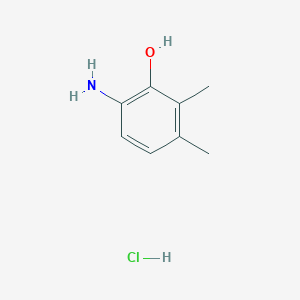 molecular formula C8H12ClNO B1283196 6-Amino-2,3-dimethylphenol hydrochloride CAS No. 131142-40-0