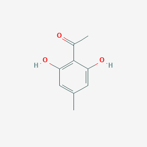 molecular formula C9H10O3 B128320 3,5-Dihydroxy-4-acetyltoluene CAS No. 1634-34-0