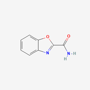 molecular formula C8H6N2O2 B1283205 BENZOOXAZOLE-2-CARBOXYLIC ACID AMIDE CAS No. 3313-38-0