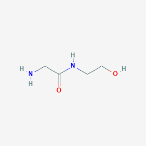 molecular formula C4H10N2O2 B1283228 2-氨基-N-(2-羟乙基)乙酰胺 CAS No. 75007-28-2