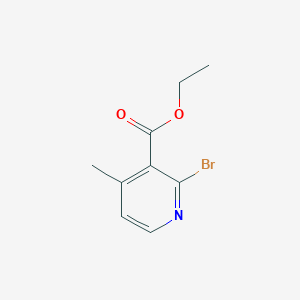 molecular formula C9H10BrNO2 B1283237 2-Bromo-4-methyl-nicotinic acid ethyl ester CAS No. 65996-17-0