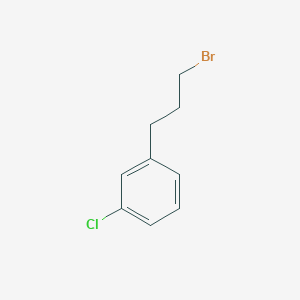 molecular formula C9H10BrCl B1283242 1-(3-Bromopropyl)-3-chlorobenzene CAS No. 91085-89-1
