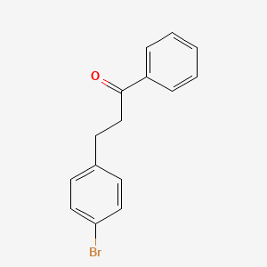 molecular formula C15H13BrO B1283253 3-(4-Bromophenyl)-1-phenylpropan-1-one CAS No. 52168-41-9