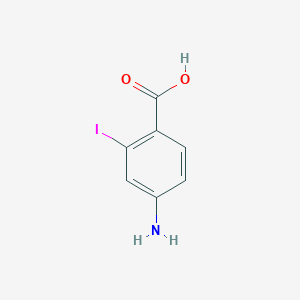 molecular formula C7H6INO2 B1283256 4-Amino-2-iodobenzoic acid CAS No. 73655-51-3