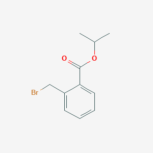 molecular formula C11H13BrO2 B1283259 Propan-2-yl 2-(bromomethyl)benzoate CAS No. 28188-37-6