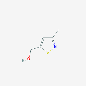 molecular formula C5H7NOS B1283265 (3-Methyl-1,2-thiazol-5-yl)methanol CAS No. 17265-60-0