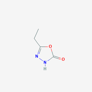 molecular formula C4H6N2O2 B1283271 5-乙基-1,3,4-噁二唑-2-醇 CAS No. 37463-36-8