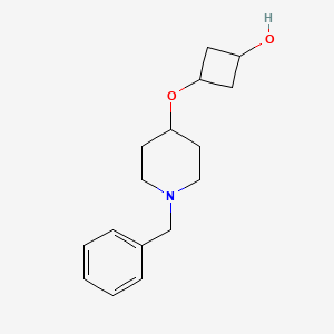 molecular formula C16H23NO2 B12832768 Trans-3-((1-benzylpiperidin-4-yl)oxy)cyclobutanol 