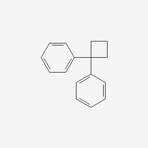 molecular formula C16H16 B12832814 1,1'-(Cyclobutanediyl)bis-benzene CAS No. 99415-93-7