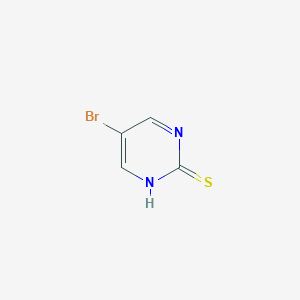 molecular formula C4H3BrN2S B1283286 5-Bromopyrimidine-2(1H)-thione CAS No. 14305-25-0