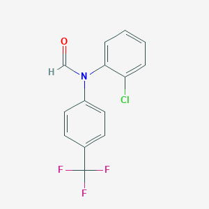 molecular formula C14H9ClF3NO B12832872 (2-chlorophenyl)-N-[4-(trifluoromethyl)phenyl]carboxamide 