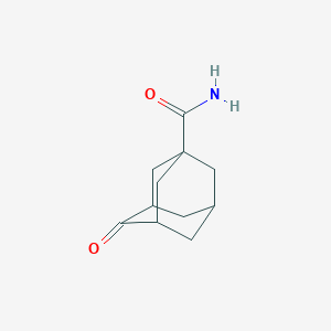 molecular formula C11H15NO2 B128329 4-Oxoadamantane-1-carboxamide CAS No. 155396-16-0