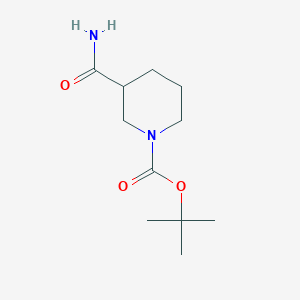molecular formula C11H20N2O3 B1283295 1-Boc-3-氨基甲酰哌啶 CAS No. 91419-49-7