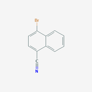 molecular formula C11H6BrN B1283296 4-Bromonaphthalene-1-carbonitrile CAS No. 92616-49-4