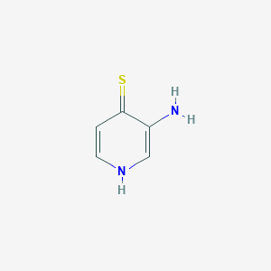 molecular formula C5H6N2S B1283297 3-氨基吡啶-4-硫醇 CAS No. 89002-13-1