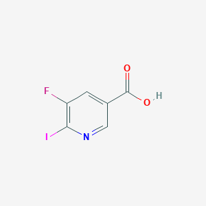 molecular formula C6H3FINO2 B12832981 5-Fluoro-6-iodonicotinic acid 