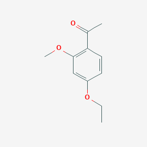 molecular formula C11H14O3 B012833 1-(4-Ethoxy-2-methoxyphenyl)ethanone CAS No. 104296-18-6