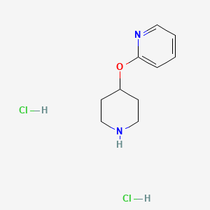 molecular formula C10H16Cl2N2O B1283306 2-(Piperidin-4-yloxy)pyridine dihydrochloride CAS No. 313490-36-7