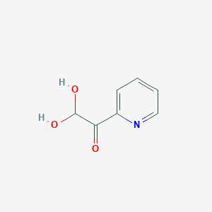 molecular formula C7H7NO3 B12833066 2,2-Dihydroxy-1-(pyridin-2-yl)ethan-1-one CAS No. 138380-44-6