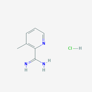 molecular formula C7H10ClN3 B1283314 3-Methylpicolinimidamide hydrochloride CAS No. 125903-77-7