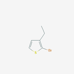 molecular formula C6H7BrS B1283317 2-Bromo-3-ethylthiophene CAS No. 53119-61-2