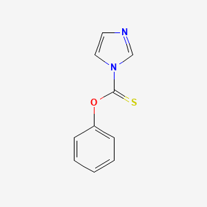 molecular formula C10H8N2OS B12833225 O-phenyl 1H-imidazole-1-carbothioate CAS No. 90842-16-3