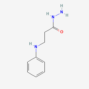 molecular formula C9H13N3O B1283326 3-Anilinopropanohydrazide CAS No. 4916-20-5