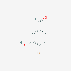 molecular formula C7H5BrO2 B1283328 4-Bromo-3-hydroxybenzaldehyde CAS No. 20035-32-9