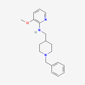molecular formula C19H25N3O B12833282 N-((1-Benzylpiperidin-4-yl)methyl)-3-methoxypyridin-2-amine 