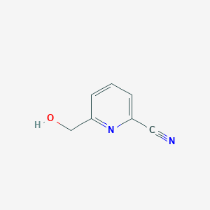 molecular formula C7H6N2O B1283330 6-(羟甲基)吡啶甲腈 CAS No. 50501-38-7