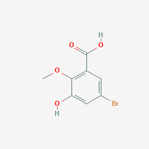 5-Bromo-3-hydroxy-2-methoxybenzoic acid