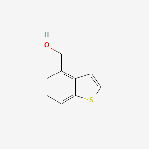 molecular formula C9H8OS B1283352 Benzo[b]thiophen-4-ylmethanol CAS No. 51830-54-7