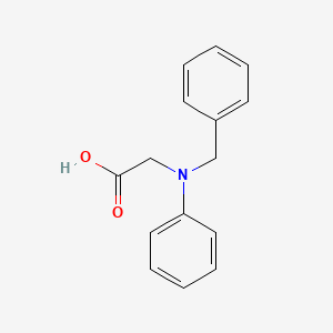 molecular formula C15H15NO2 B1283363 2-[Benzyl(phenyl)amino]acetic acid CAS No. 23582-63-0