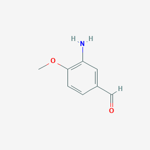 molecular formula C8H9NO2 B1283374 3-Amino-4-methoxybenzaldehyde CAS No. 351003-10-6