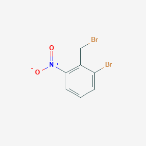 molecular formula C7H5Br2NO2 B1283382 1-Bromo-2-(bromomethyl)-3-nitrobenzene CAS No. 58579-54-7