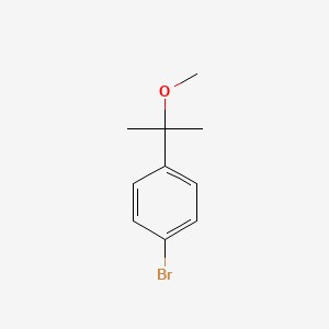 molecular formula C10H13BrO B1283391 1-Bromo-4-(2-methoxypropan-2-yl)benzene CAS No. 119027-36-0