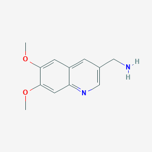 molecular formula C12H14N2O2 B12833921 (6,7-Dimethoxyquinolin-3-yl)methanamine 