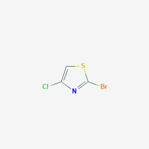 molecular formula C3HBrClNS B1283400 2-Bromo-4-chlorothiazole CAS No. 139670-03-4
