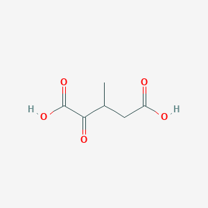 molecular formula C6H8O5 B12834035 3-Methyl-2-oxopentanedioic acid 