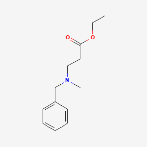molecular formula C13H19NO2 B1283405 Ethyl 3-[benzyl(methyl)amino]propanoate CAS No. 25772-94-5