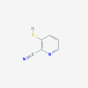 molecular formula C6H4N2S B1283406 3-Sulfanylpyridine-2-carbonitrile CAS No. 53636-41-2