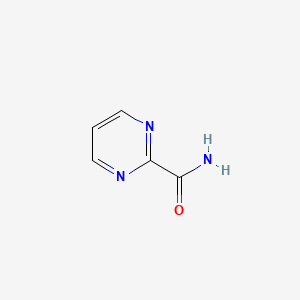 molecular formula C5H5N3O B1283407 2-Pyrimidinecarboxamide CAS No. 88511-48-2