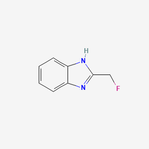 molecular formula C8H7FN2 B12834160 2-(fluoromethyl)-1H-benzo[d]imidazole 