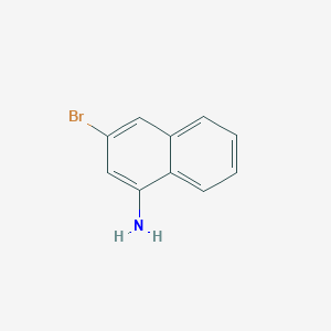 molecular formula C10H8BrN B1283425 3-Bromonaphthalen-1-amine CAS No. 90766-34-0