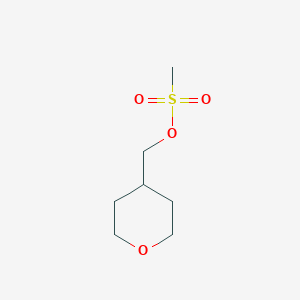 molecular formula C7H14O4S B1283426 Oxan-4-ylmethyl methanesulfonate CAS No. 132291-95-3