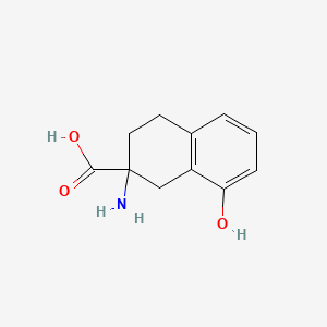 2-amino-8-hydroxy-1,2,3,4-tetrahydro-naphthalene-2-carboxylic acid
