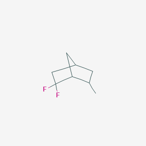 molecular formula C8H12F2 B12834566 2,2-Difluoro-6-methylbicyclo[2.2.1]heptane 